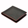 Pierre Cardin TILAK05 TUMBLE 8806 fekete-piros férfi marhabőr pénztárca 12.5 x 10 x 2.5 cm