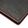 Pierre Cardin TILAK05 TUMBLE 8806 fekete-piros férfi marhabőr pénztárca 12.5 x 10 x 2.5 cm