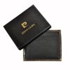 Pierre Cardin TILAK05 TUMBLE 8806 fekete-piros férfi marhabőr pénztárca 12.5 x 10 x 2.5 cm
