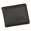 Pierre Cardin TILAK05 TUMBLE 8824 fekete-piros férfi bőr pénztárca, RFID 11.5 x 9.5 x 2.5 cm