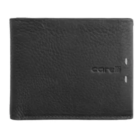 Giorgio Carelli férfi fekete bőr pénztárca RFID