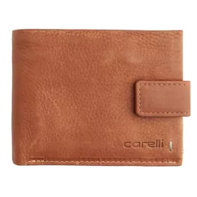 Giorgio Carelli féfi fekete bőr átfogópántos pénztárca, RFID