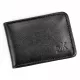 Money Kepper R7004 fekete marhabőr irattartó 9.8 x 7 x 1 cm