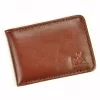 Money Kepper R7004 fekete marhabőr irattartó 9.8 x 7 x 1 cm