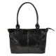 Florence 18 konyak női bőr shopper táska, válltáska 40 x 24 x 10 cm