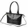 Florence 18 konyak női bőr shopper táska, válltáska 40 x 24 x 10 cm