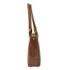 Florence 18 barna női bőr shopper táska, válltáska 40 x 24 x 10 cm