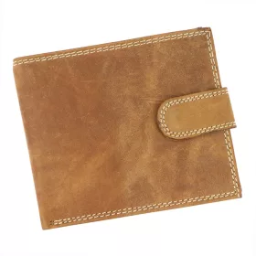   Wild N992L-CHM-NL RFID világosbarna férfi bőr pénztárca 12.5 x 10.5 x 2.8 cm