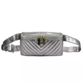   Pierre Cardin FRZ 1660 LUREX piros női bőr övtáska, crossbody 22 x 11 x 7 cm