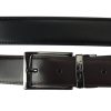 Pierre Cardin ZG-71 fekete férfi bőrpénztárca-bőr öv, ajándék szett 115 cm