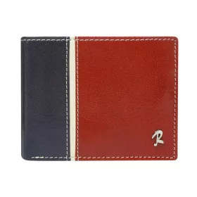   Rovicky 323-RBA-D RFID navy férfi bőr pénztárca 11.5 x 8.5 x 2 cm