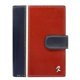   Rovicky 326L-RBA-D RFID navy férfi bőr pénztárca 10 x 12.5 x 2 cm