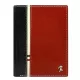 Rovicky 331-RBA-D RFID fekete-piros férfi bőr pénztárca 10 x 12.5 x 2 cm