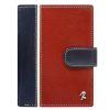 Rovicky 331L-RBA-D RFID navy férfi bőr pénztárca 10 x 12.5 x 2 cm
