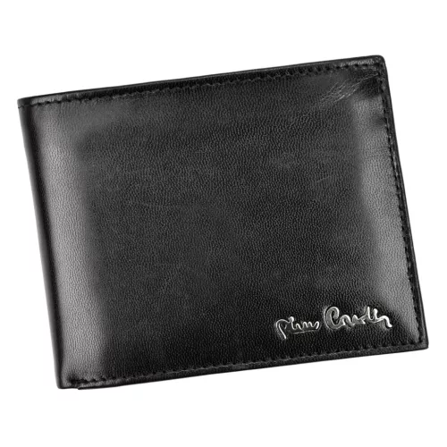 Pierre Cardin EKO10 8806 fekete férfi bőr pénztárca 12.5 x 9.7 x 2 cm