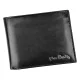 Pierre Cardin EKO10 8806 fekete férfi bőr pénztárca 12.5 x 9.7 x 2 cm