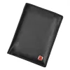 Albatross SN MW3638 RFID férfi fekete bőr pénztárca 10 x 13.2 x 3 cm