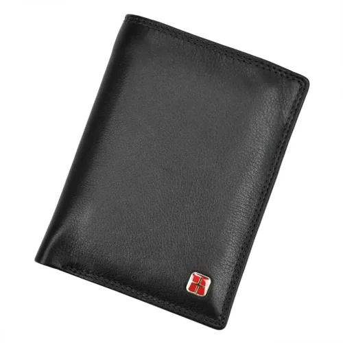 Albatross SN MW3638 RFID férfi fekete bőr pénztárca 10 x 13.2 x 3 cm