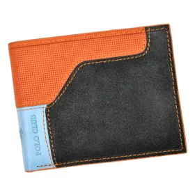   Harvey Miller Polo Club 1223 292E fekete férfi bőr pénztárca 12.5 x 9.7 x 2 cm