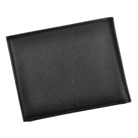   Valentini 306 292E fekete férfi bőr pénztárca 12.5 x 9.5 x 2.5 cm