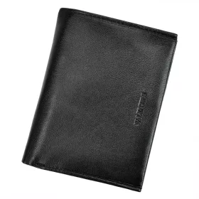   Valentini 306 475 fekete férfi bőr pénztárca 10 x 13.2 x 2.5 cm