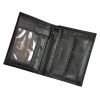 Valentini 306 475 fekete férfi bőr pénztárca 10 x 13.2 x 2.5 cm