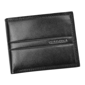   Valentini 987 992 fekete férfi bőr pénztárca 11 x 8.5 x 2.5 cm