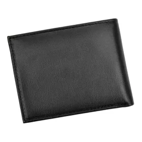   Valentini 306 992 fekete férfi bőr pénztárca 11 x 8.7 x 1.8 cm