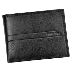   Valentini 987 261 fekete férfi bőr pénztárca 13 x 10 x 2.5 cm