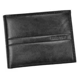   Valentini 987 292E fekete férfi bőr pénztárca 12.5 x 9.5 x 2.5 cm