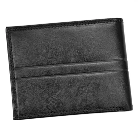   Valentini 987 292E fekete férfi bőr pénztárca 12.5 x 9.5 x 2.5 cm