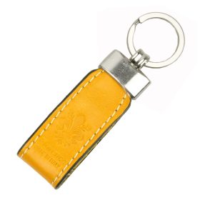   Florence Brelok sárga marhabőr kiegészítő 11 x 2.5 x 2.5 cm