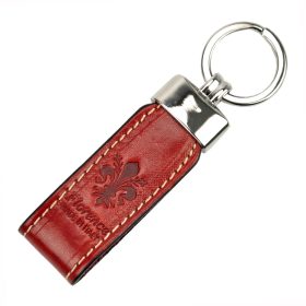   Florence Brelok piros marhabőr kiegészítő 11 x 2.5 x 2.5 cm