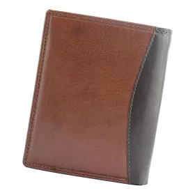  EL FORREST 544-21 RFID barna férfi bőr pénztárca 10 x 12.5 cm