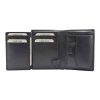 EL FORREST 889/A-67 RFID fekete férfi bőr pénztárca 9.5 x 12.5 x 2.5 cm
