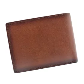   EL FORREST 892/A-29 RFID barna férfi bőr pénztárca 12 x 9.3 cm