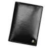 Rovicky N74-RVT RFID férfi fekete bőr pénztárca 9.5 x 13 x 2.5 cm