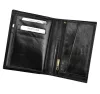 Rovicky N74-RVT RFID férfi fekete bőr pénztárca 9.5 x 13 x 2.5 cm