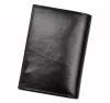 Rovicky N74-RVT RFID férfi fekete bőr pénztárca 9.5 x 13 x 2.5 cm