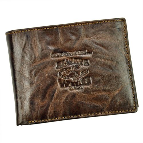 Always Wild N992-BC RFID barna férfi bőr pénztárca 12.5 x 9.7 x 2.3 cm