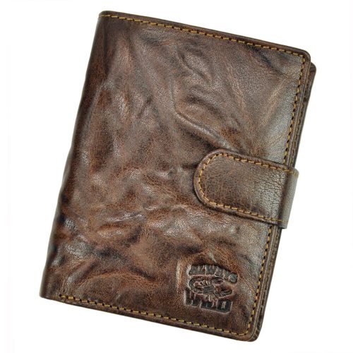 Always Wild N4L-BC RFID barna férfi bőr pénztárca 10.3 x 12.7 x 2.5 cm