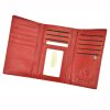Lorenti 55020-BPR RFID piros női bőr pénztárca 14 x 8.5 x 3.5 cm