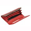 Lorenti 72401-BPR RFID piros női marhabőr pénztárca 18.5 x 9 x 3.5 cm