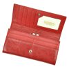 Lorenti 72401-BPR RFID piros női marhabőr pénztárca 18.5 x 9 x 3.5 cm