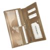 Patrizia FF-100 fekete női bőr pénztárca, RFID 18,5 × 10 cm