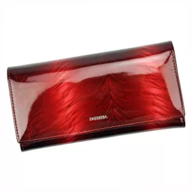   PATRIZIA FF-100 RFID piros női bőr pénztárca 18.5 x 10 x 4 cm