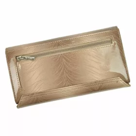  Patrizia mintás, kék színű női bőr pénztárca, RFID 18,5 × 10 cm