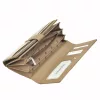 PATRIZIA FF-102 RFID zöld női marhabőr pénztárca 18.5 x 10 x 4 cm