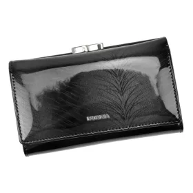   PATRIZIA FF-108 RFID fekete női bőr pénztárca 14.5 x 9 x 4 cm