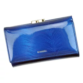   PATRIZIA FF-108 RFID kék női bőr pénztárca 14.5 x 9 x 4 cm